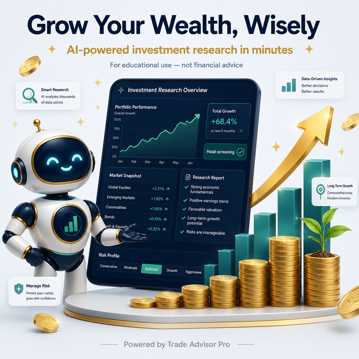 Trade Advisor Pro — AI Investment Intelligence Tool (Educational)