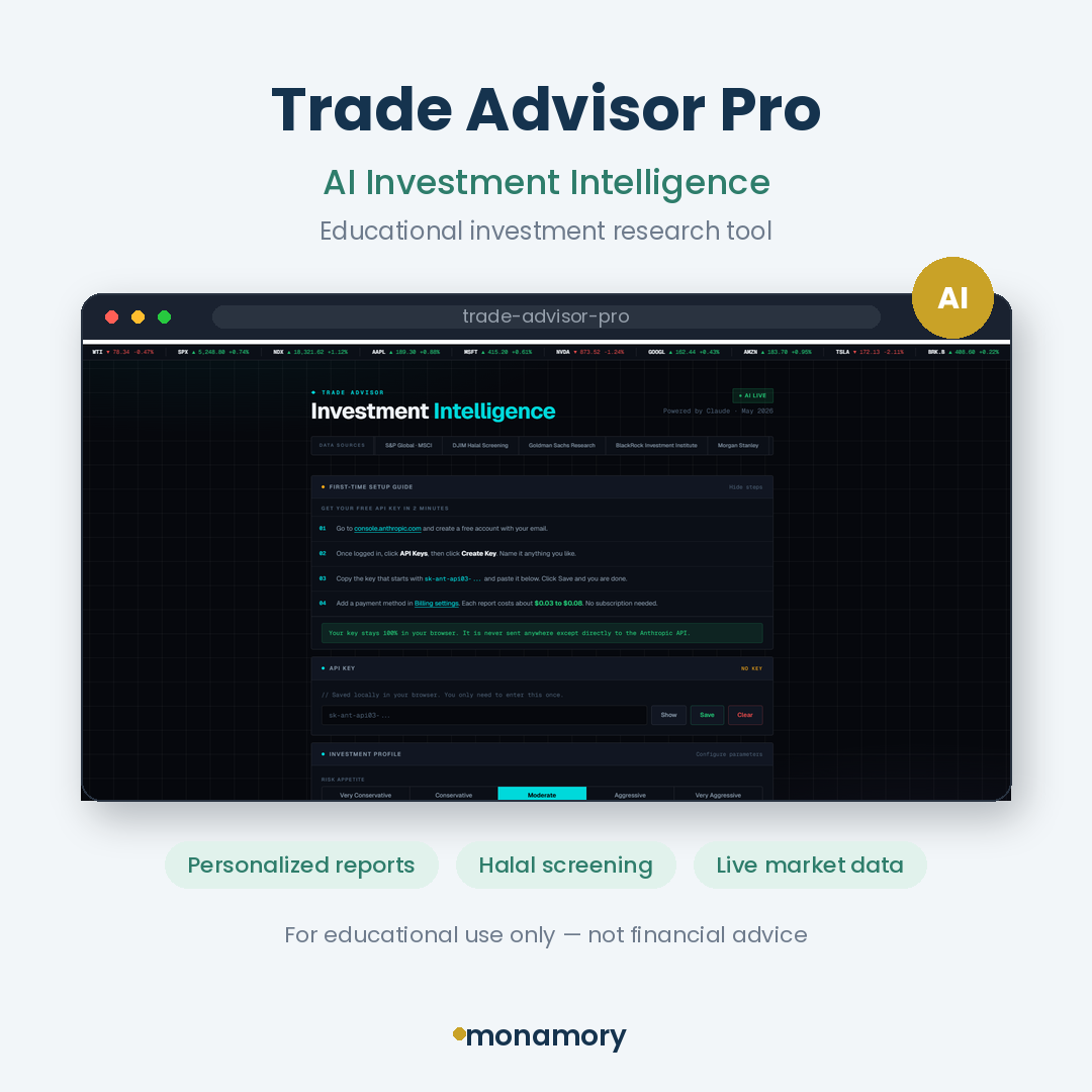 Trade Advisor Pro — AI Investment Intelligence Tool (Educational)